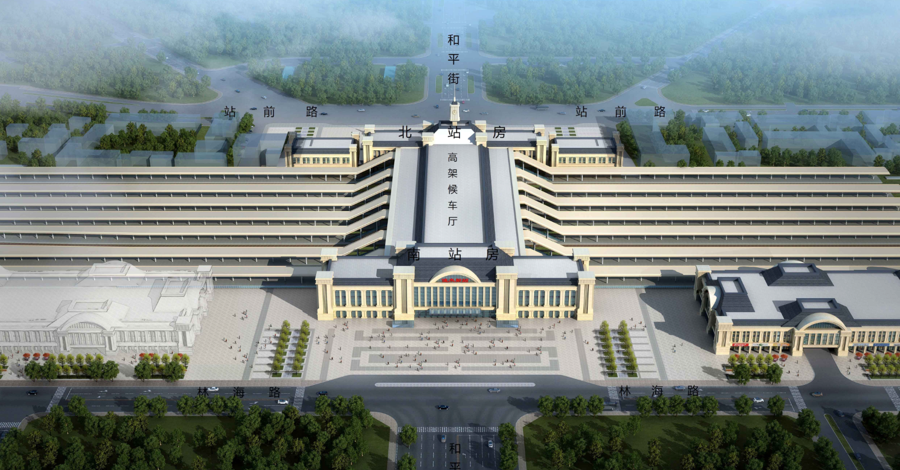 哈爾濱佳木斯候車廳